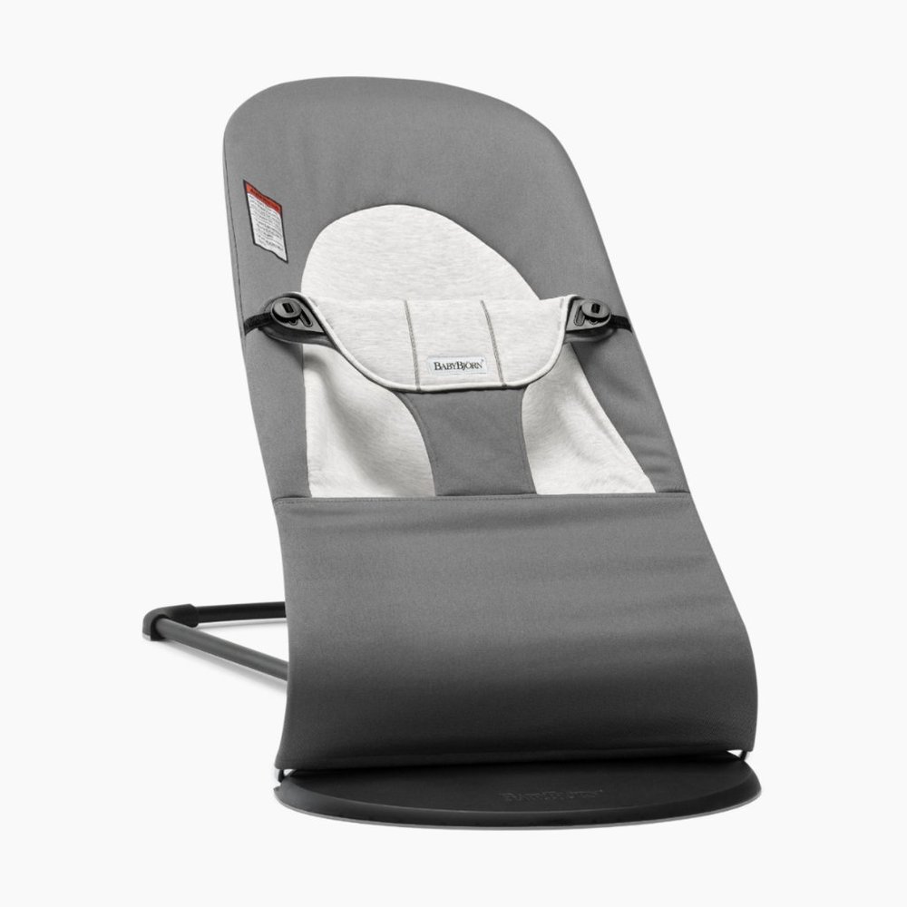 Babybjorn Bouncer Balance Soft in Cotton Jersey/Dark Gray/Gray